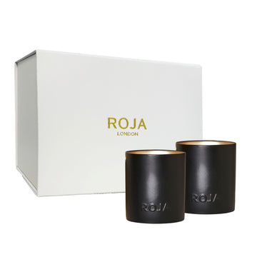 The Amber Aoud Candle Duo - Roja Parfums Holdings Ltd